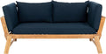 Safavieh PAT6745A Outdoor Collection Tandra Grey Modern Contemporary Daybed Day by SAFAVIEH
