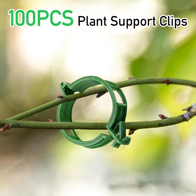 Winmany 100PCS Plant Support Garden Clips Tomato Supports/Connects - Image 2