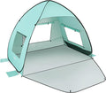 TOBTOS UPF 50+ Pop Up Beach Tent, Easy Set Up Beach Umbrella, Sun Shelter by TOBTOS