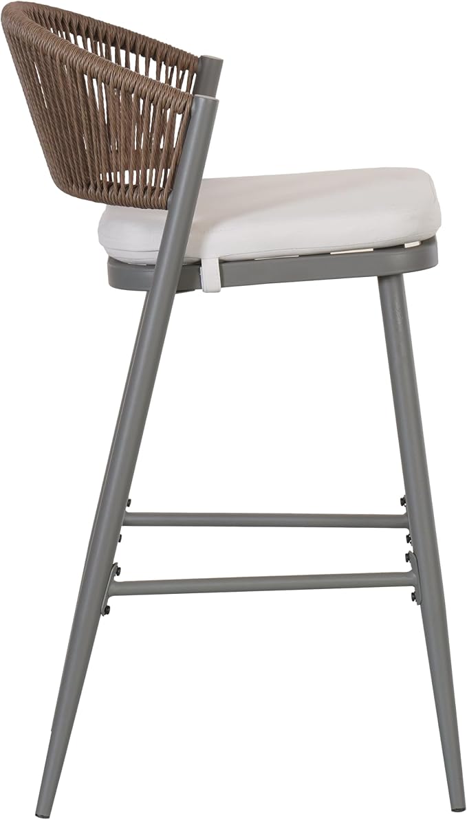 Christopher Knight Home Hearth 30.25" H Patio Barstools Set of 2, Woven Wicker - Image 7