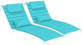 2PCS Outdoor Water-Resistant Olefin Chaise Lounge Cushions by Aofeite