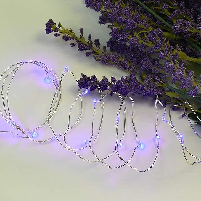 2 Pack Solar Powered Fairy String Lights Outdoor Waterproof 8 Modes Twinkle - Image 4