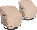 JinHrtoyi Outdoor Chair Covers 2 Pack, 30Wx34Dx38H inches Patio Chair Cover by JinHrtoyiFurnitureCovers