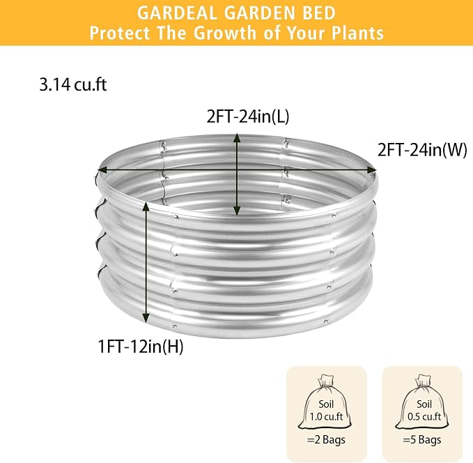 Garden Galvanized Raised Garden Bed Kit - Image 2
