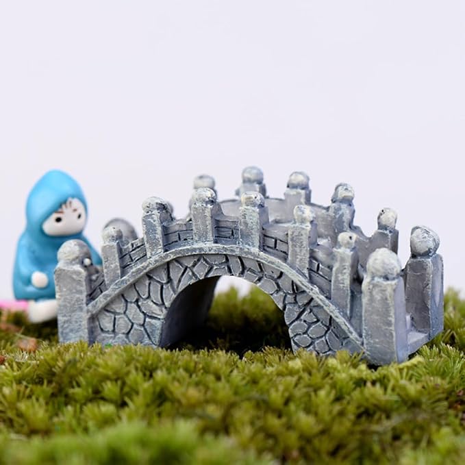 STOBOK 20 Pcs Miniature Fairy Garden Arch Bridge Figurines Figurines Micro - Image 2