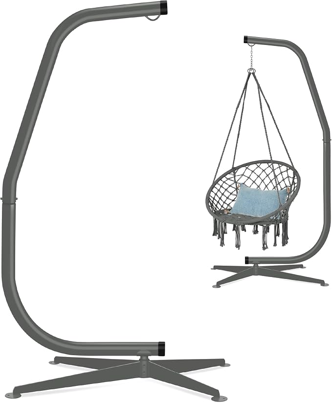 Best Choice Products Metal Hanging Hammock C-Stand by BestChoiceProducts