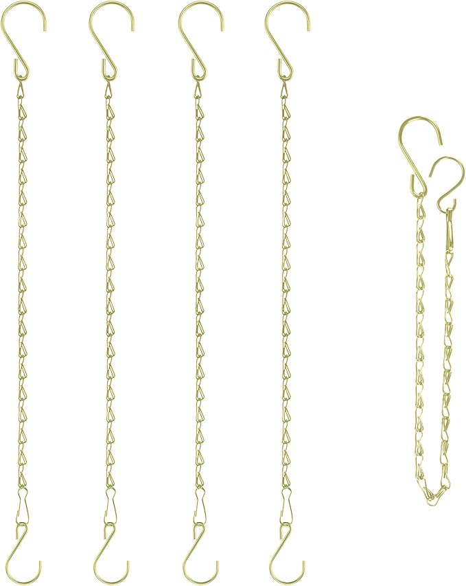 RIFNY 20 Inch Gold Chain for Hanging Plants, Small Plant Chains for Hanging by RIFNY