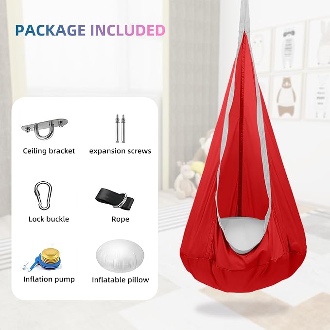 ids Swing Seat Hammock Chair Indoor Outdoor Hanging Chair - Image 2
