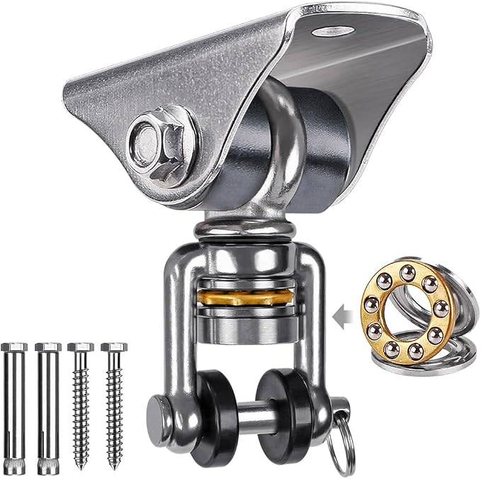 SELEWARE Anti-Squeaking Swing Hanger Stainless Steel Swing Hook Bearing Inside by SELEWARE