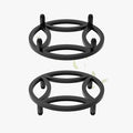 Zhongma 2 Pack 11.8" Fully Assembled Sturdy Potted Plant Stand Flower Pot by Zhongma