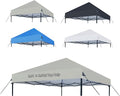 Joramoy 10×10 Canopy Replacement Top Only, Waterproof Pop Up Canopy Tent Top by Home