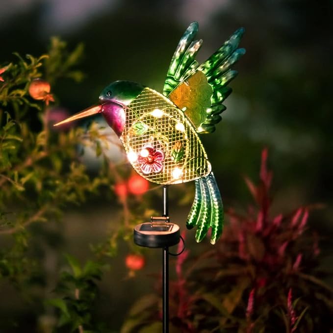 DREAMYSOUL Outdoor Solar Garden Lights, Hummingbird Solar Lights - Image 5