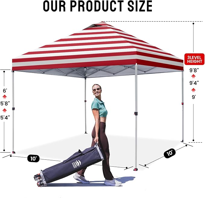 CROWN SHADES 10x10 Pop Up Canopy - Image 6