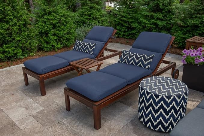 Sunbrella Patio Chaise Cushions - Image 4
