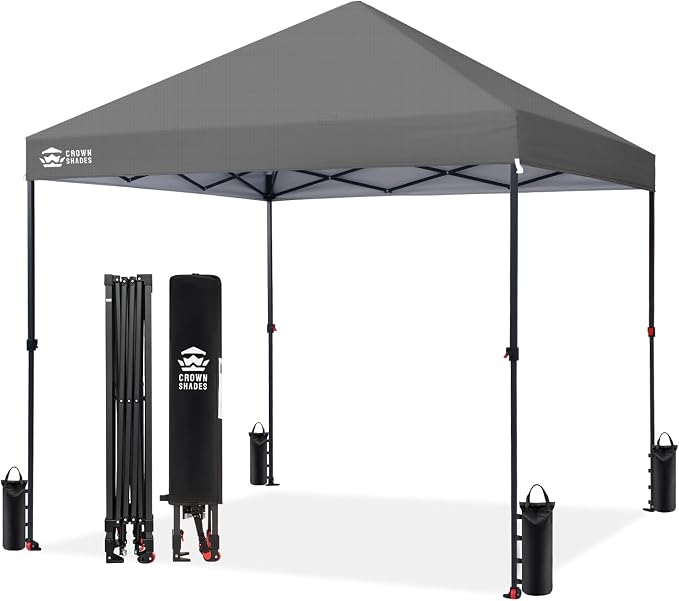 CROWN SHADES 8x8 Pop Up Canopy by CrownShades
