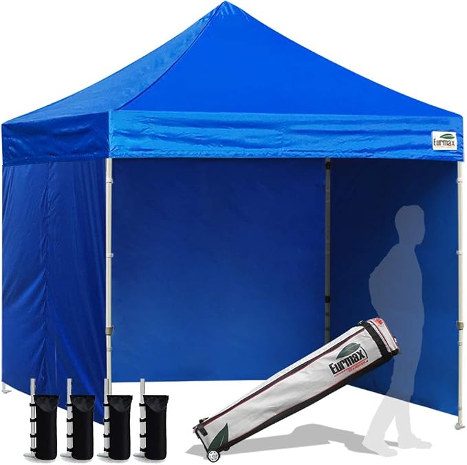 Eurmax USA 8'x8' Pop-up Canopy Tent Commercial Instant Canopies by Eurmax