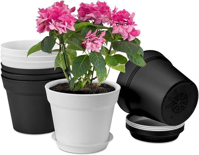 homenote Plant Pots, 7.5 Inch Flower Pots by HOMENOTE