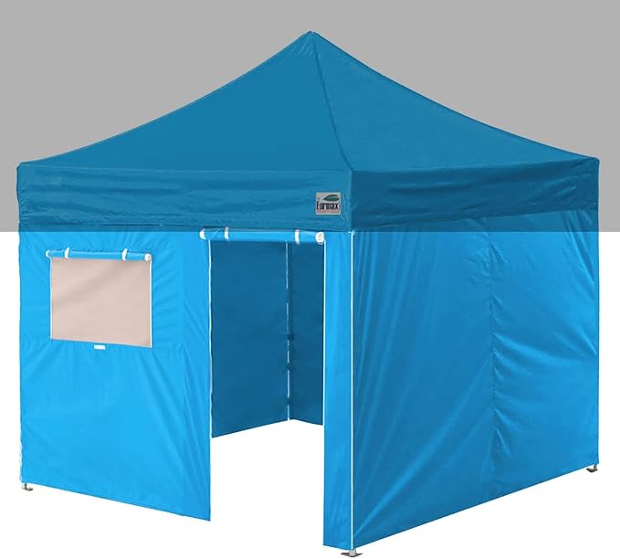 Eurmax USA Full Zippered Walls for 10 x 10 Easy Pop Up Canopy Tent, Enclosure by Eurmax