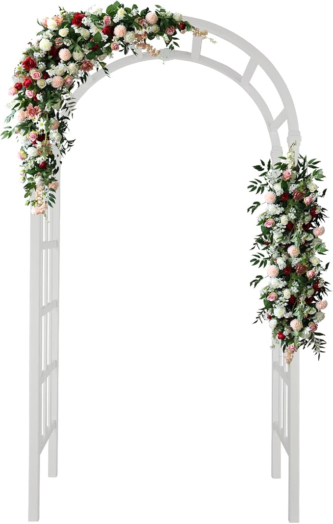 VINGLI Vinyl Garden Arbor, PVC Wedding Arch - Image 5
