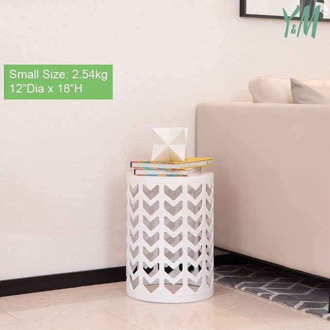 Y&M Side Table, Outdoor Decorative Garden Stool Plant Coffee Table - Image 5