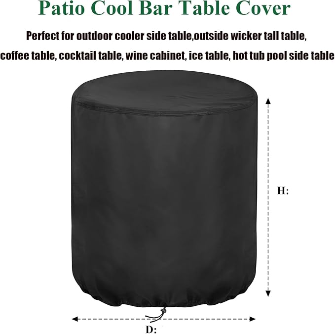 Patio Table Cover, Waterproof Square Round Cover - Image 2