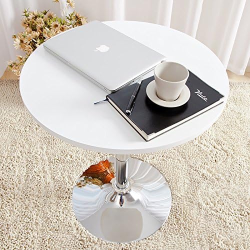 ARTETHYS Bar Table Adjustable Height Swivel 360 Degrees Round Tall Cpunter - Image 6