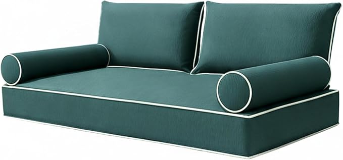 Olefin Twin Outdoor Mattress Package Daybed Cushion Set，Twin Size Porch Swing by Unknown