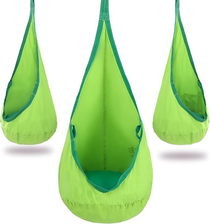 YAERSI Kids Pod Swing Seat, Cotton Hammock Chair by YAERSI