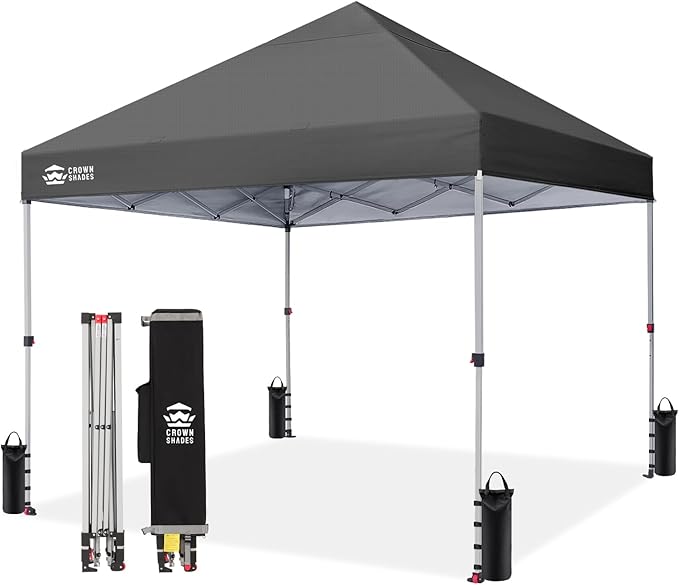 CROWN SHADES 8x8 Pop Up Canopy by CrownShades