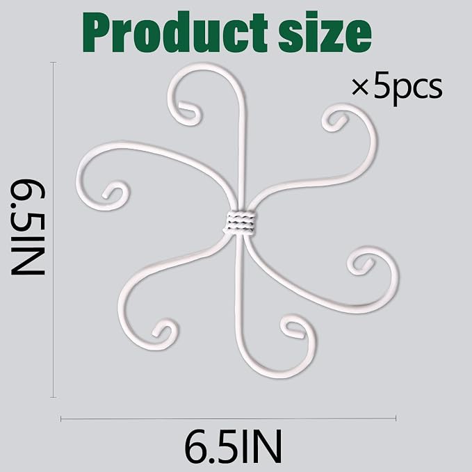 6.5 * 6.5in Monstera Plant Support Hook 5PCS - Image 2