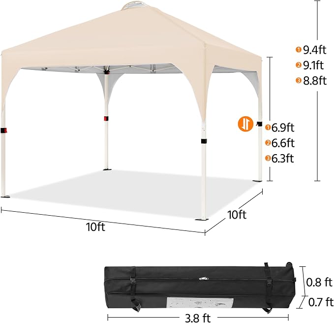Yaheetech 10x10 Pop Up Canopy Tent - Image 4
