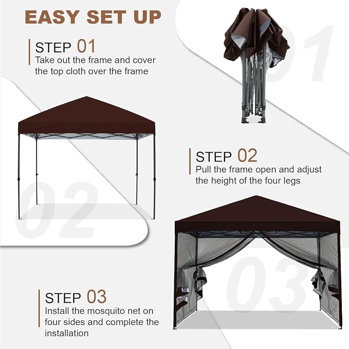 MASTERCANOPY Pop-Up Easy Outdoor Canopy - Image 4