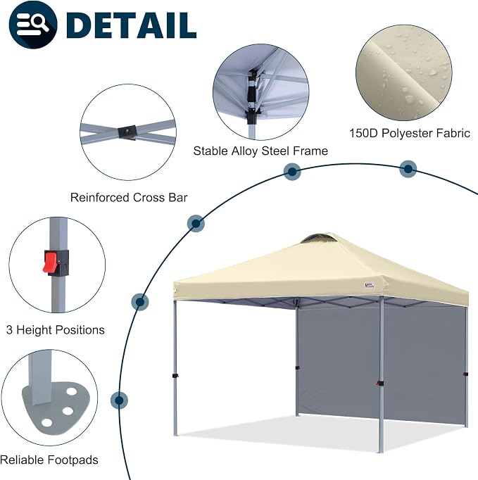 MASTERCANOPY Durable Pop-up Canopy Tent - Image 4