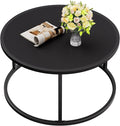 SAYGOER Small Round Coffee Table, Modern Center Table by Saygoer