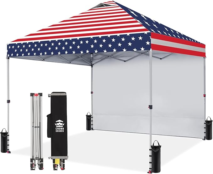 CROWN SHADES 10x10 Pop Up Canopy by CrownShades