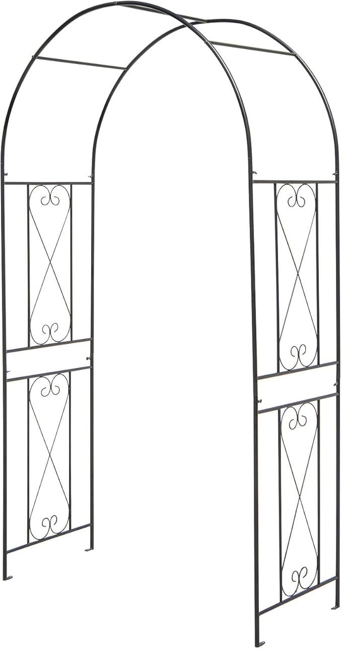 Moccha Garden Arch, 7.2Ft Metal Arbor - Image 9