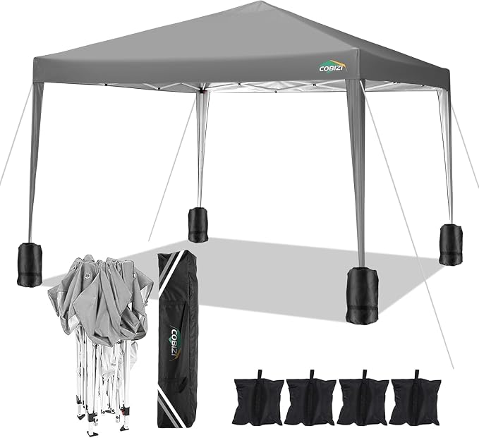 COBIZI 10x10 Pop Up Canopy Tent by COBIZI