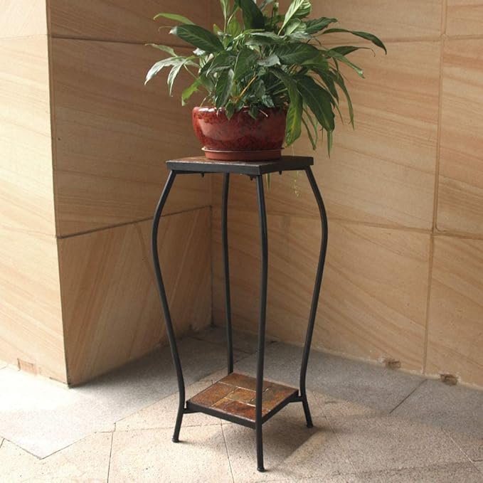 Zhongma 2 Tier 30" Tall Plant Stand - Image 6