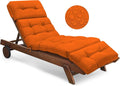 Waterproof Outdoor Chaise Lounge Cushion 74.4 x 22 x 4.7 Inches Memory Foam by Tycdiose