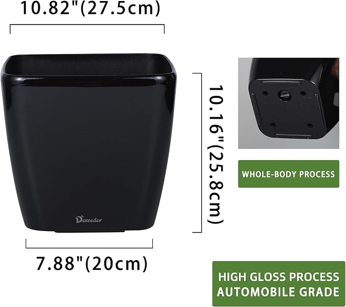 Dexceder 11x10 Self Watering Planter Indoor Outdoor, Inner Mat Design, - Image 3