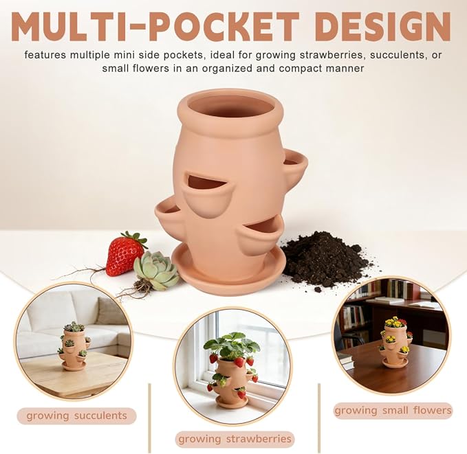 Strawberry Planter Garden Tower - Image 4