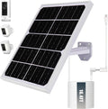Solar Panel for Security Camera 2 in 1 Port 10W Ring Camera Solar Charger by Unknown