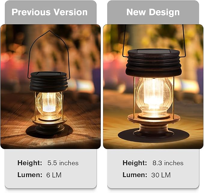 Hanging Solar Garden Lights Outdoor - Image 2