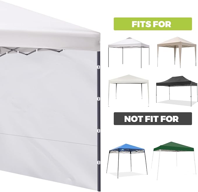 10x10ft Canopy Sidewall 1 PC Waterproof Wall Panel Replacement - Image 5