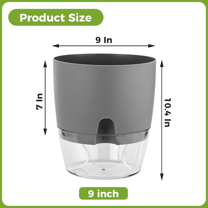 Planterhoma 5 Pack Self Watering Pots - Image 3