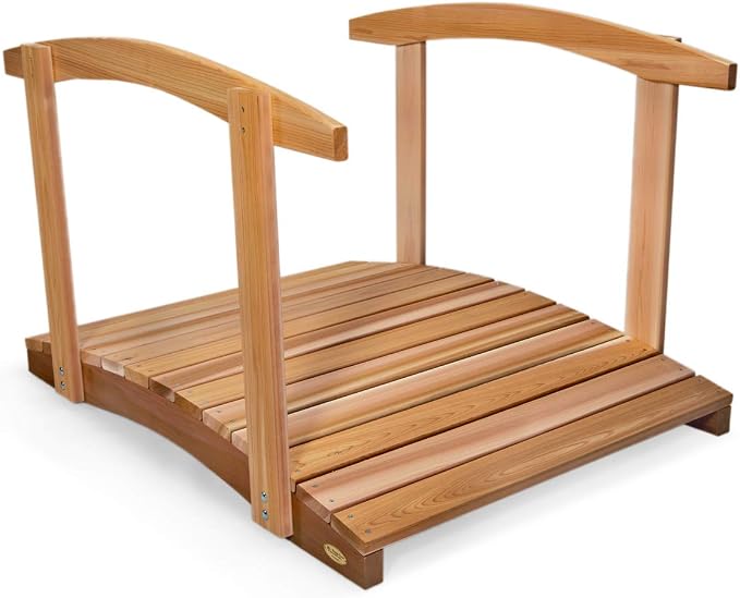 All Things Cedar Wooden Bridge, Outdoor Garden Walkway by AllThingsCedar