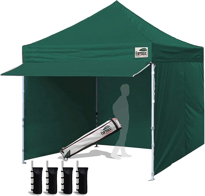 Eurmax USA 10 x 10 Pop up Canopy Commercial Tent Outdoor Party Canopies by Eurmax