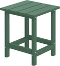 MUCHENGHY Adirondack Outdoor Side Table, 14.7" Patio Side Table Weather by MUCHENGHY