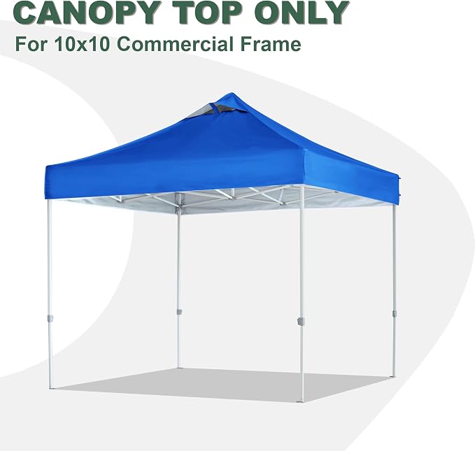 Blue Commercial Replacement Canopy Cover - Image 2
