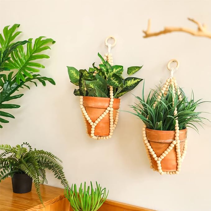 Artilady 2 Pack Beaded Plant Hanger Indoor - Image 6